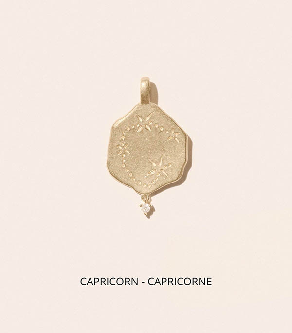 Pendentif Constellation Capricorne Pascale Monvoisin