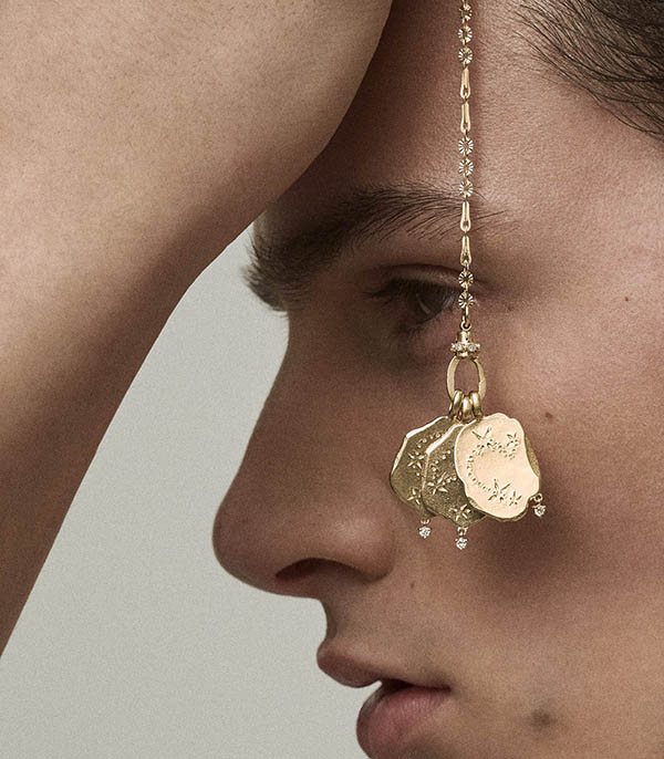 Pendentif Constellation Capricorne Pascale Monvoisin