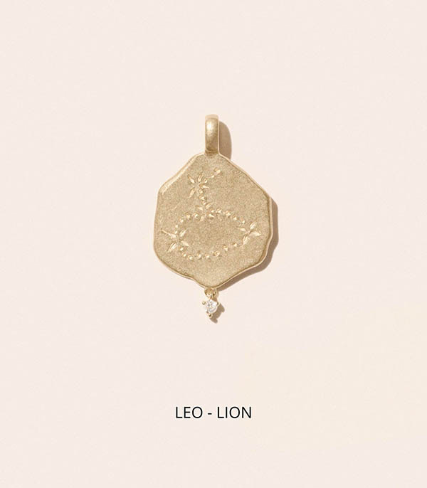 Pendentif Constellation Lion Pascale Monvoisin