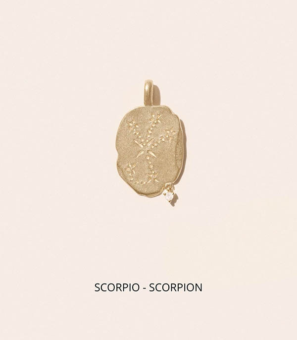 Pendentif Constellation Scorpion Pascale Monvoisin