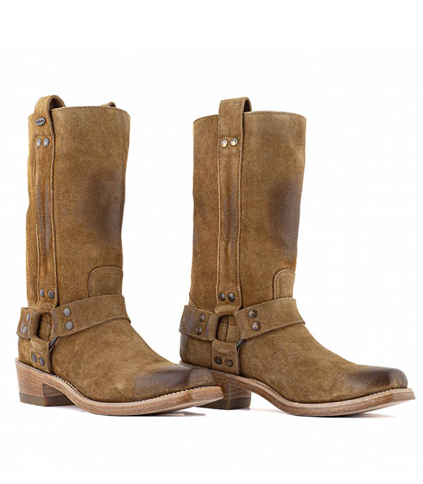 Bottes motardes Candela Bentley Golden Brown  Mexicana