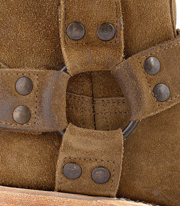 Bottes motardes Candela Bentley Golden Brown  Mexicana