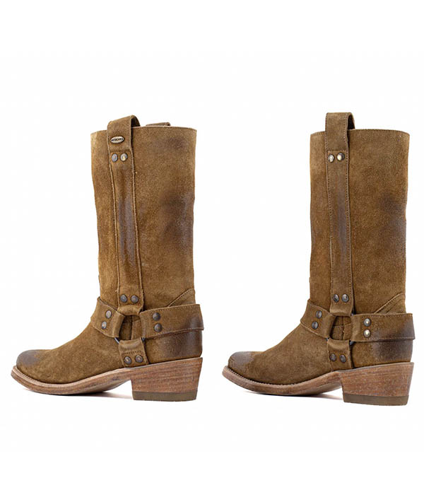 Bottes motardes Candela Bentley Golden Brown  Mexicana