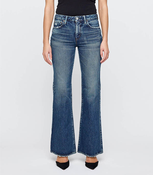 Jean 70s Flare Lismore Dark Blue Moussy Vintage