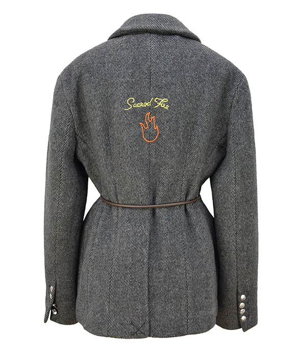 Blazer lainé croisé Harrison Grey Monoki