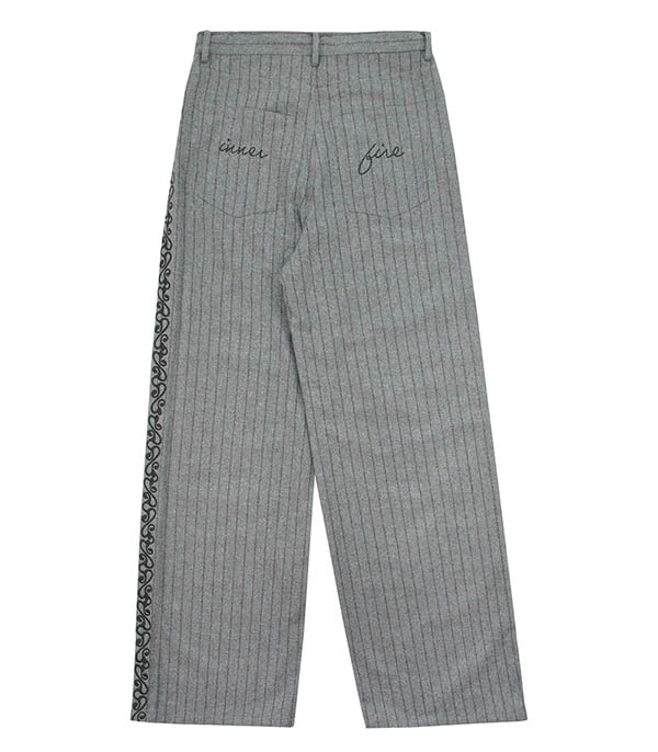 Pantalon en laine Harris Grey Monoki