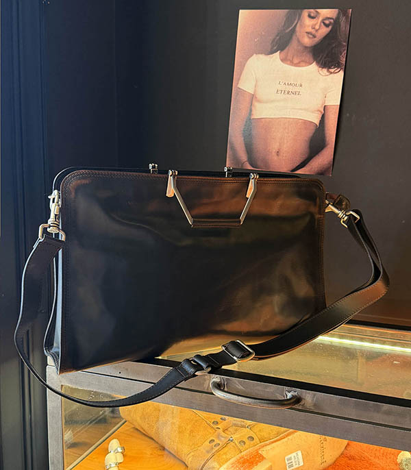 Sac Shopping Giuditta L en cuir gris Campomaggi