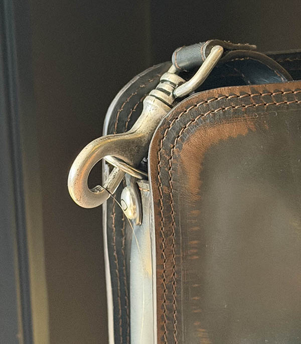 Sac Shopping Giuditta L en cuir gris Campomaggi