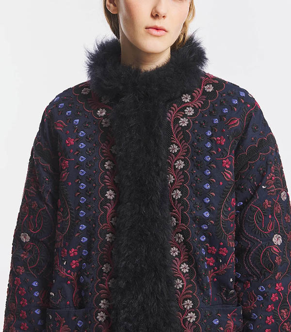 Veste Ivan Navy Antik Batik