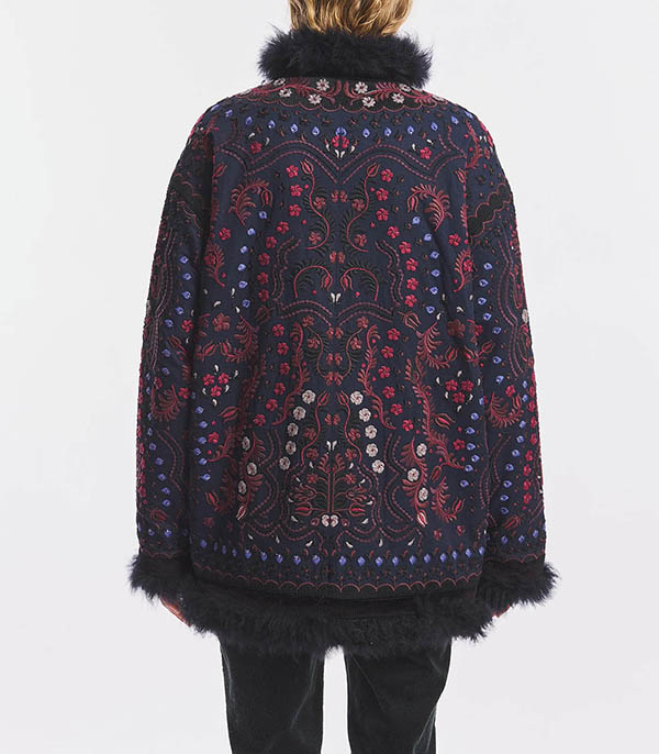 Veste Ivan Navy Antik Batik