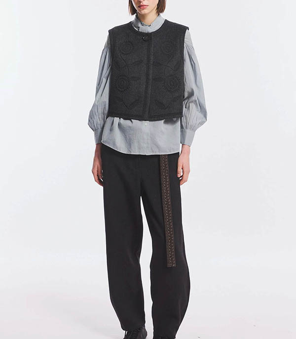 Gilet Willow Grey Antik Batik