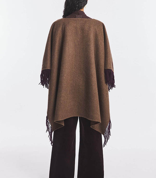 Poncho Willow Brown Antik Batik