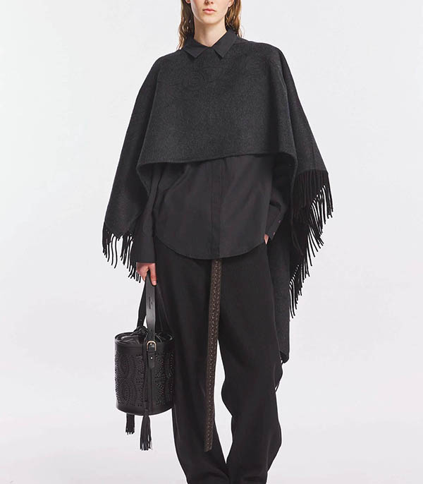 Poncho Willow Grey Antik Batik