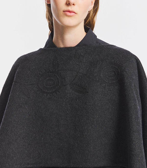 Poncho Willow Grey Antik Batik