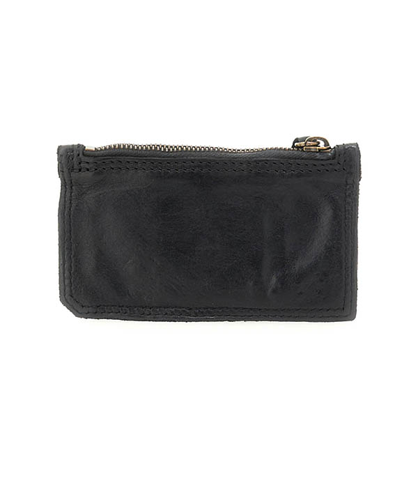 Porte-cartes Parigi en cuir Black Campomaggi