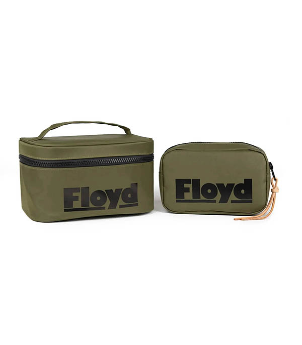 Set de 2 pochettes Travel Kit Gator Green Floyd