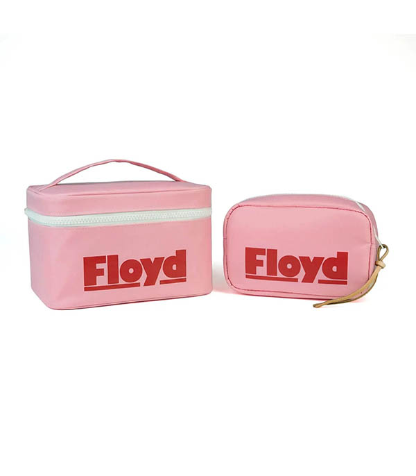 Set de 2 pochettes Travel Kit Sugar Pink Floyd