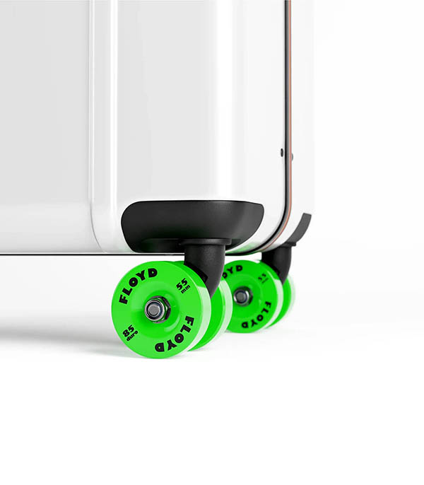 Set de roues de valise Laser Green Floyd