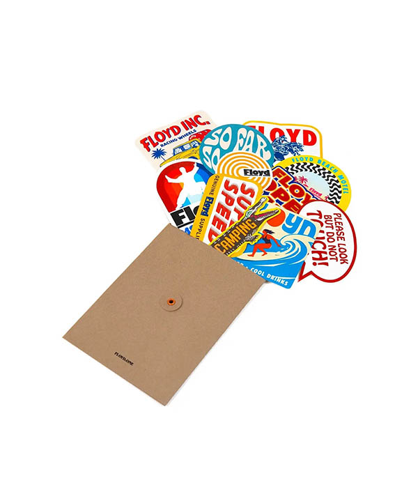 Set de stickers Floyd Multicolore Floyd