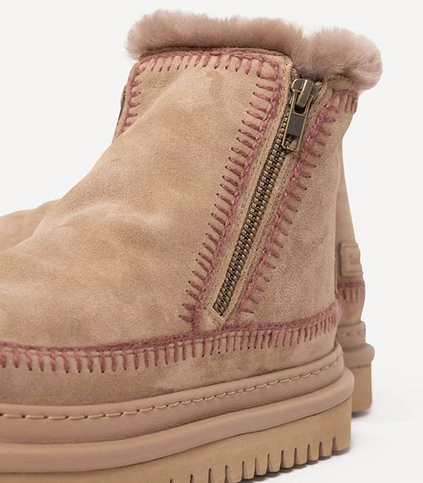 Boots Setsu 4.0 Crochet Otter Suede Rosso laidback london