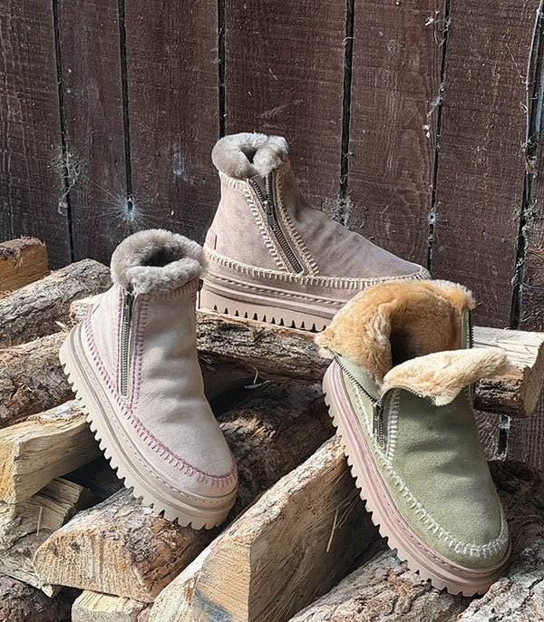 Boots Setsu 4.0 Crochet Otter Suede Rosso laidback london