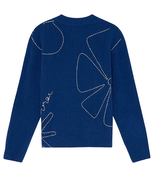 Pull Croquis Bleu Vrai