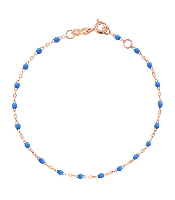 Bracelet Or rose et Perles de résine Gigi Clozeau