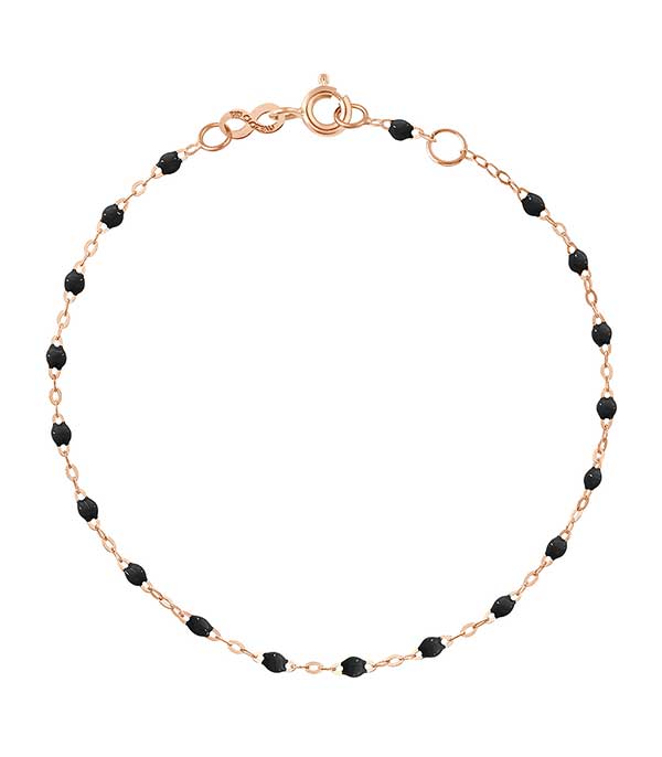 Bracelet Or rose et Perles de résine Gigi Clozeau
