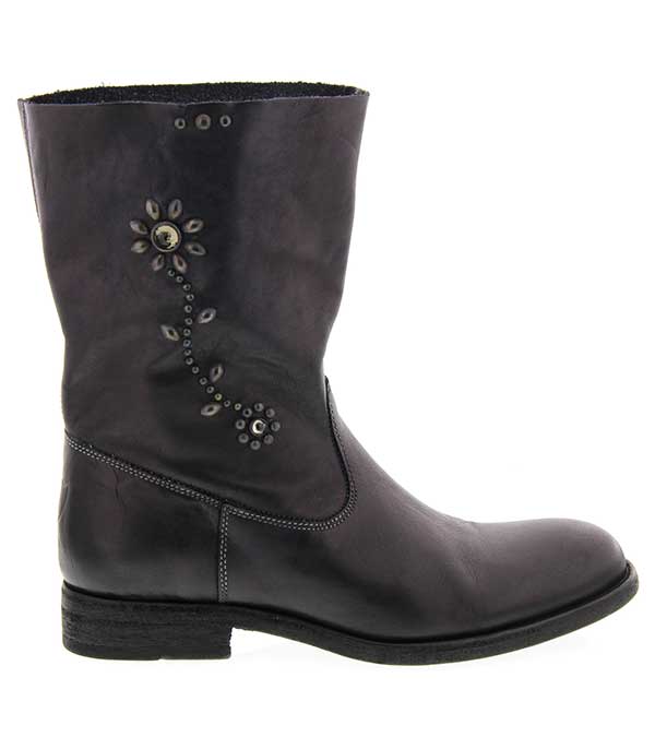 Boots Sienna en cuir et fleurs HTC Los Angeles