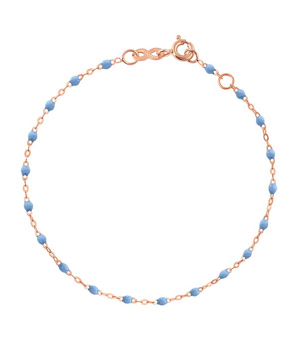Bracelet Or rose et Perles de résine Gigi Clozeau