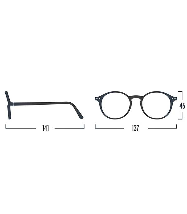 Lunettes de lecture #D Black  IZIPIZI
