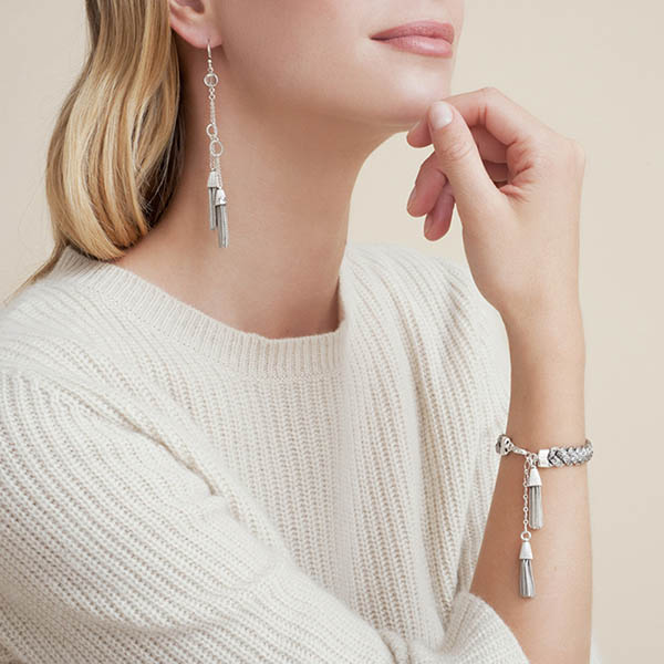 Bracelet Tressé Argenté Gas Bijoux