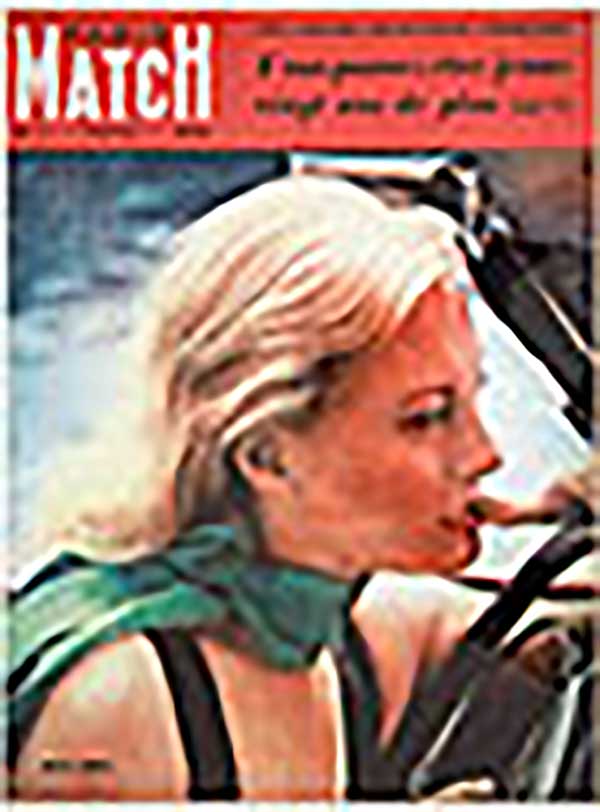 Affiche Paris Match Morgan Voiture 40 x 50 cm Image Republic