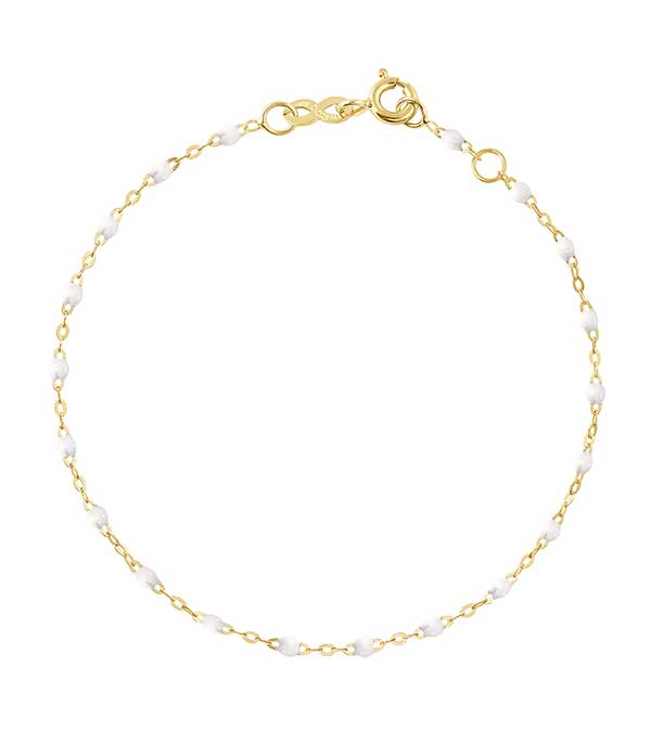 Bracelet Or Jaune et Perles de résine Gigi Clozeau