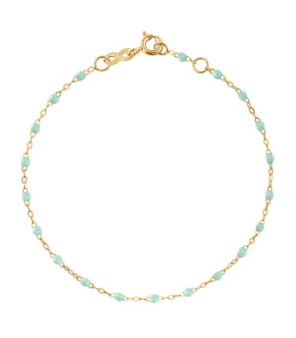 Bracelet Or Jaune et Perles de résine Gigi Clozeau