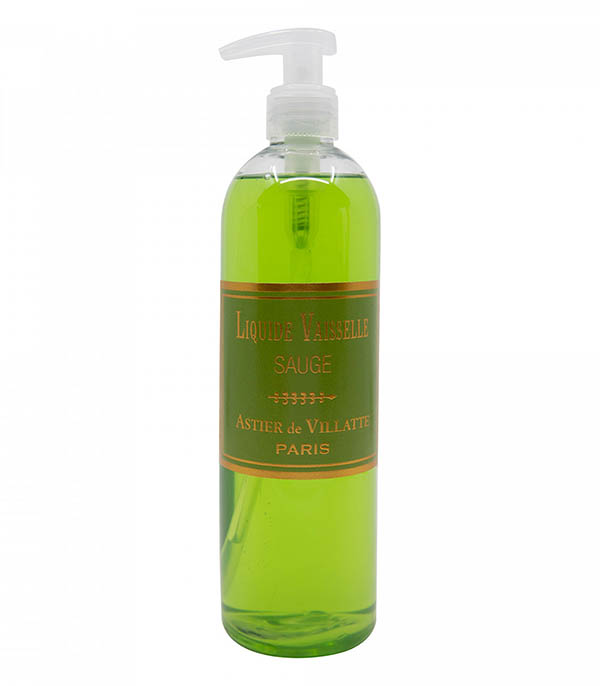Liquide vaisselle, Sauge, 500ml Astier de Villatte