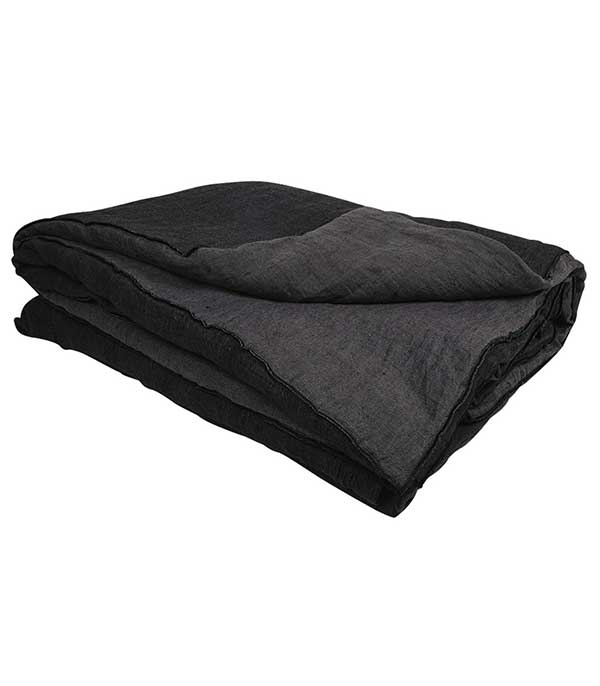 Housse de couette en lin 260 x 240 cm Maison de Vacances à -70%