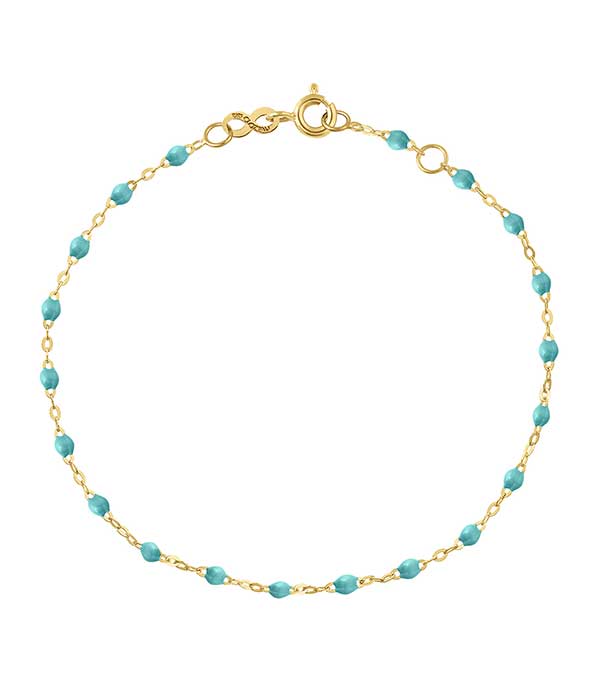 Bracelet Or Jaune et Perles de résine Gigi Clozeau