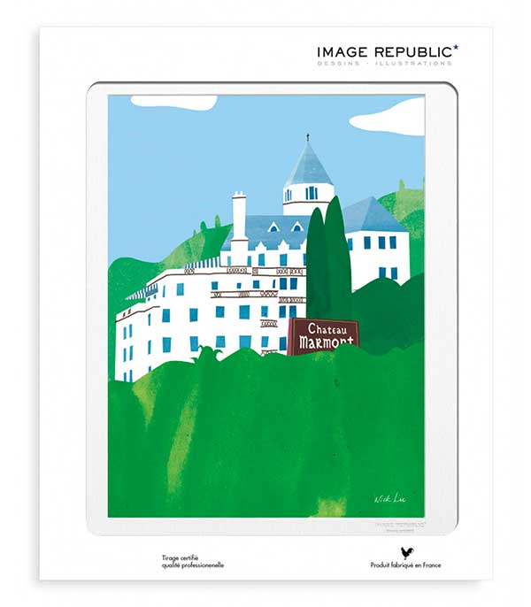 Affiche WLPP Hotel Marmont 40 x 50 cm Image Republic