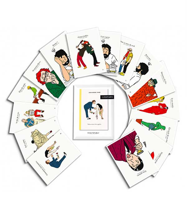 Lot de 15 cartes postales Pop Art Jean-Michel Tixier Image Republic