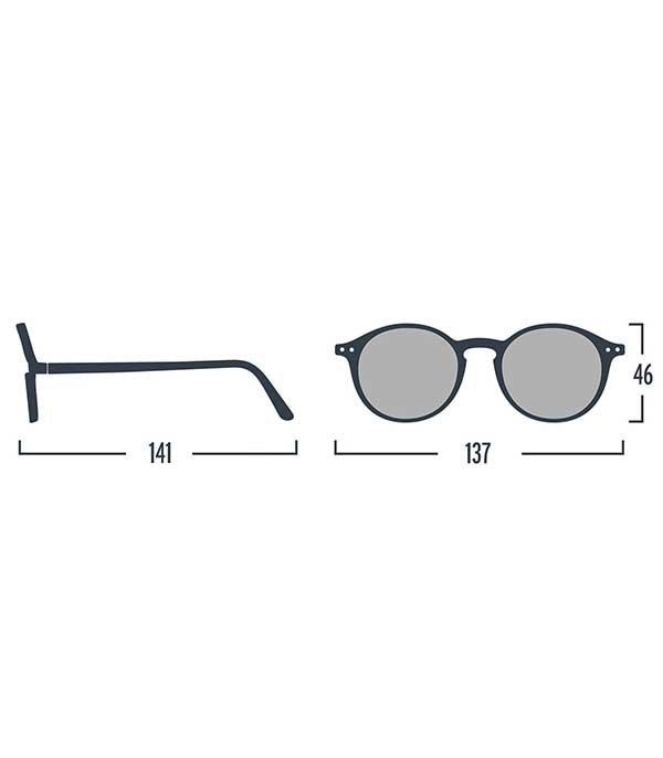 Lunettes de soleil #D Tortoise grey lenses IZIPIZI