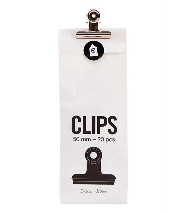 Sachet de 20 clips noirs Monograph