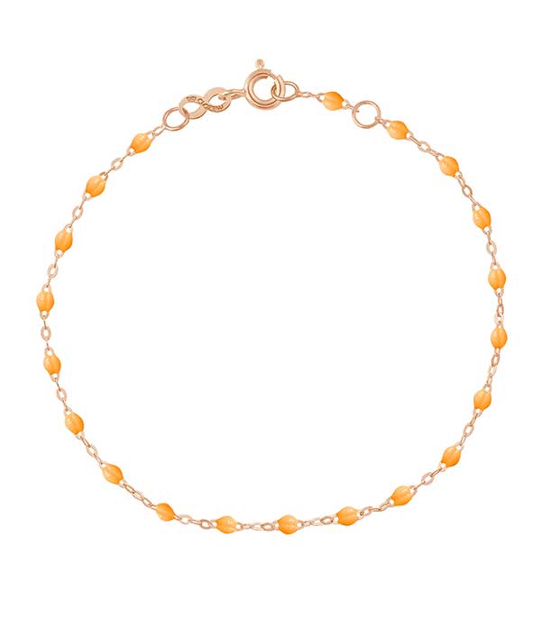 Bracelet Or rose et Perles de résine Gigi Clozeau