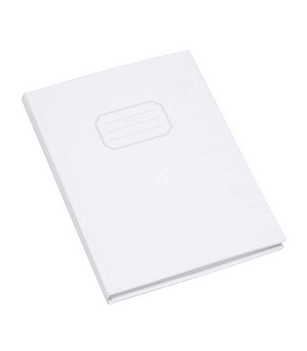 Cahier d'écriture blanc en toile de coton Maison Margiela