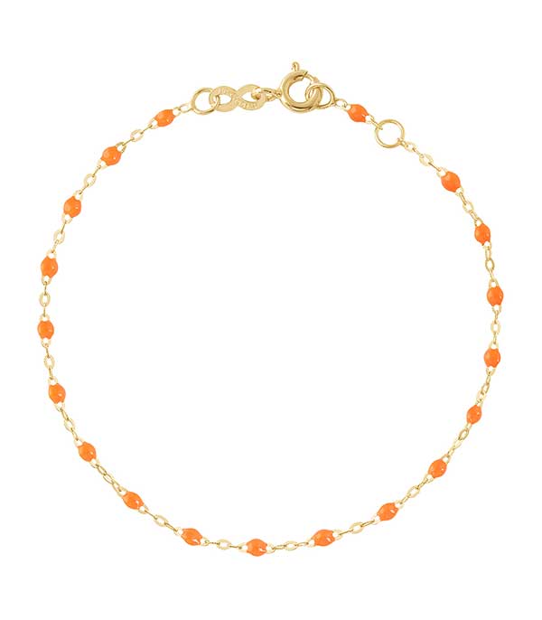 Bracelet Or Jaune et Perles de résine Gigi Clozeau
