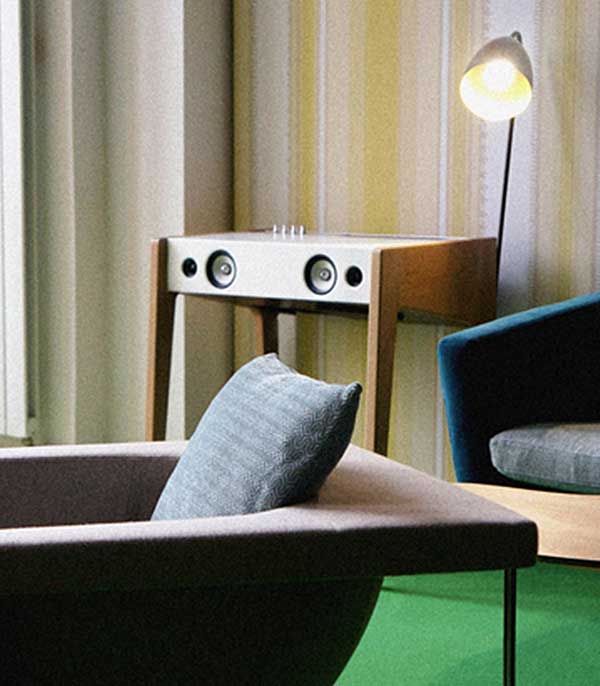 Enceinte haute-fidélité LD130 CS en chêne massif La Boite Concept