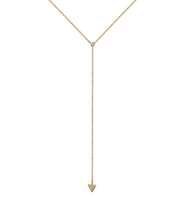 Collier dream Y triangle diamants And... Paris