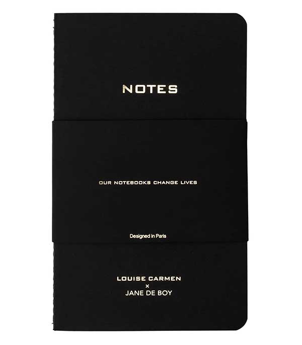 Carnet de notes  Jane de Boy Louise Carmen