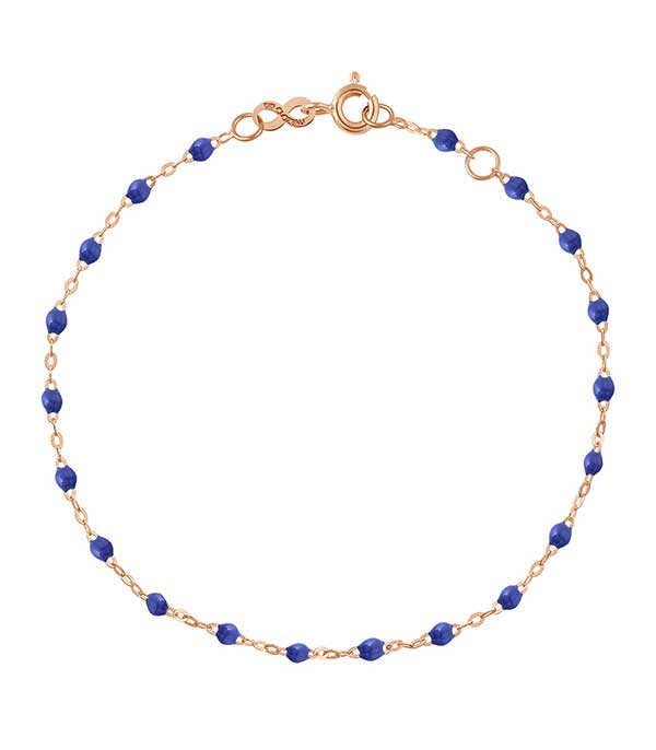 Bracelet Or rose et Perles de résine Gigi Clozeau