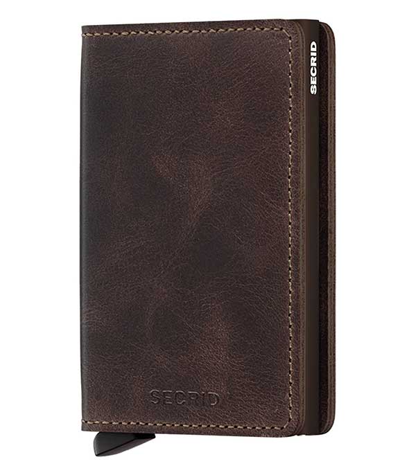 Porte-Carte Slimwallet Vintage Chocolate Secrid